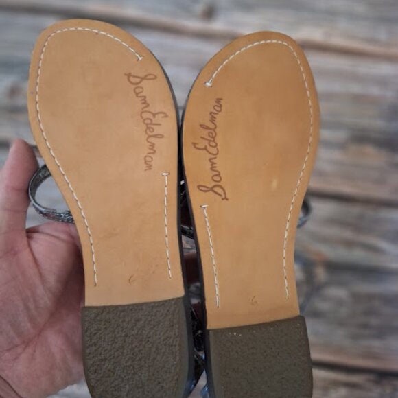 Sam Edelman Ginger beaded gladiator sandals size womens 6 - Picture 5 of 5